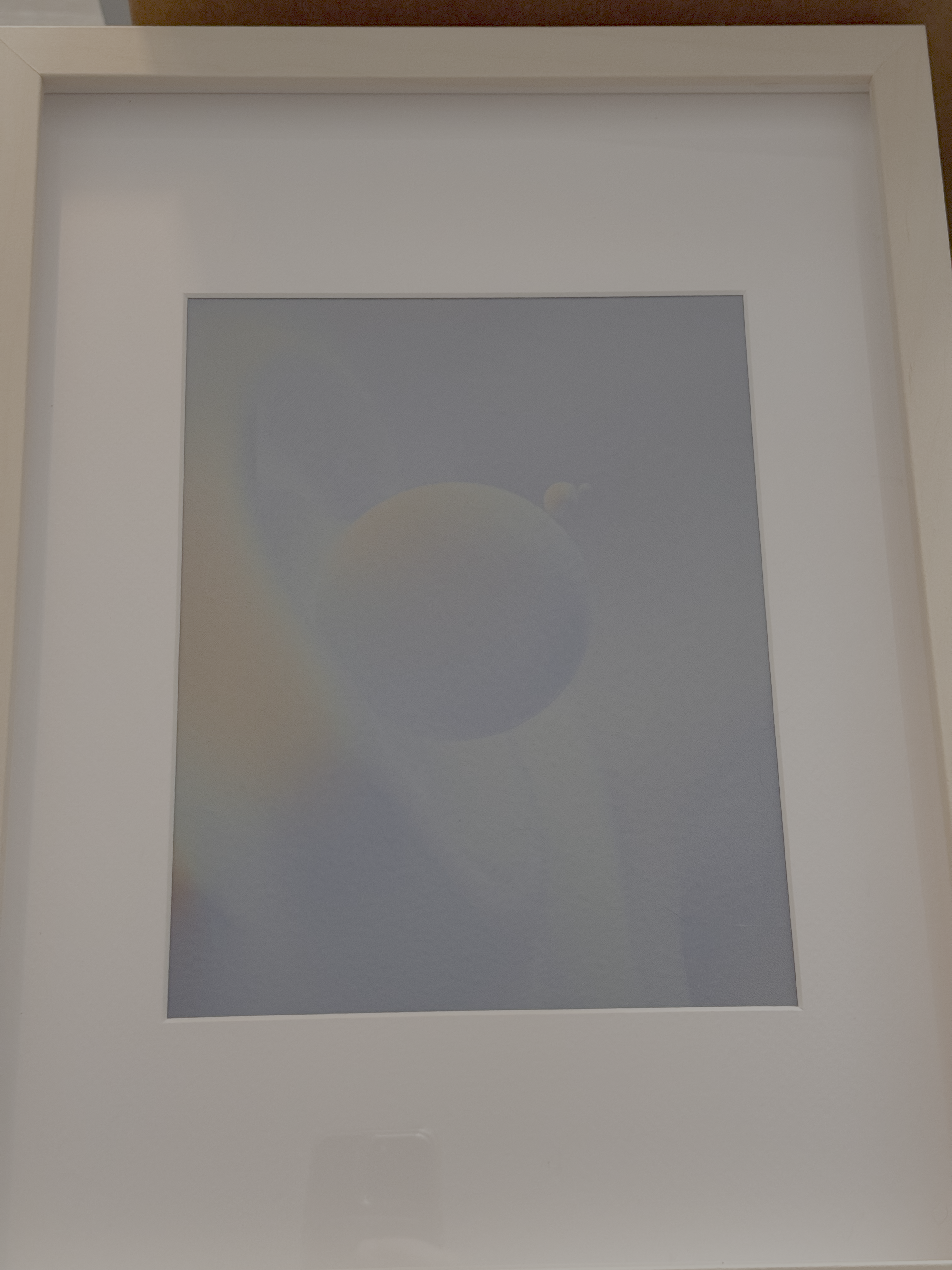 The image rendered in frame loses a lot of detail