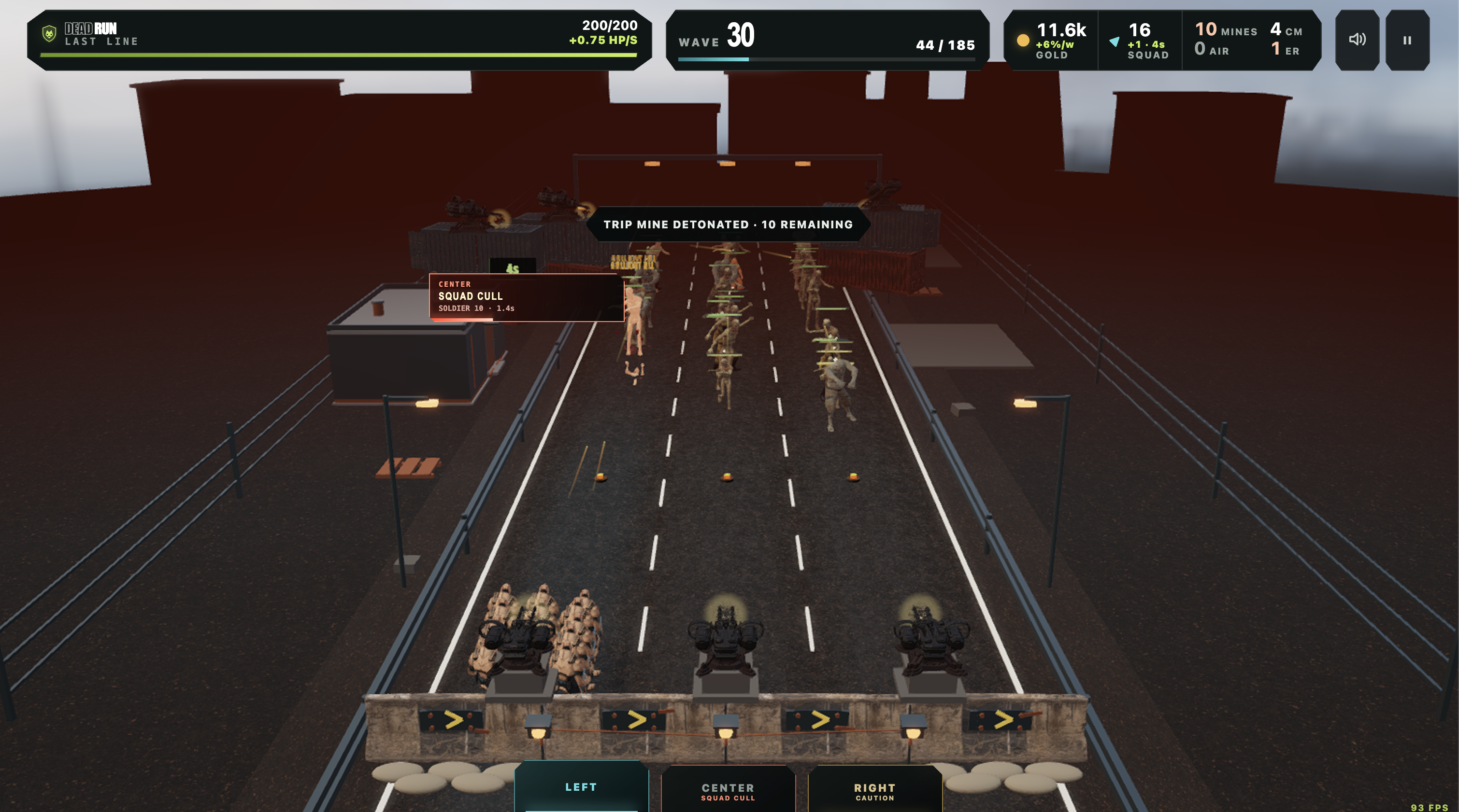 Screenshot of the shop game play